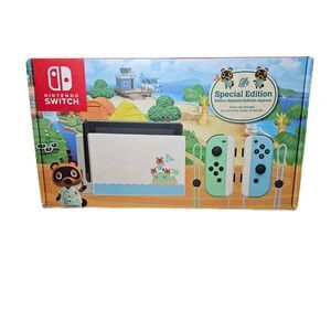 Nintendo Switch Special Edition Animal Crossing New Horizons Empty Box Only